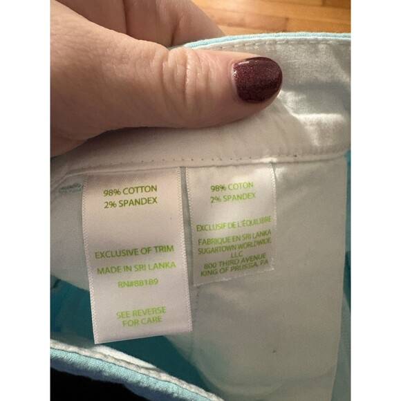 Lilly Pulitzer Size 4 Buttercup Shorts Light Blue - Picture 7 of 8